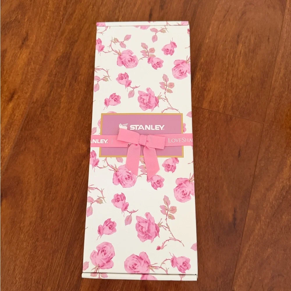 NWT Stanley X LoveShackFancy All Day Slim Bottle Water Bottle | 20 Oz, - Picture 2 of 9